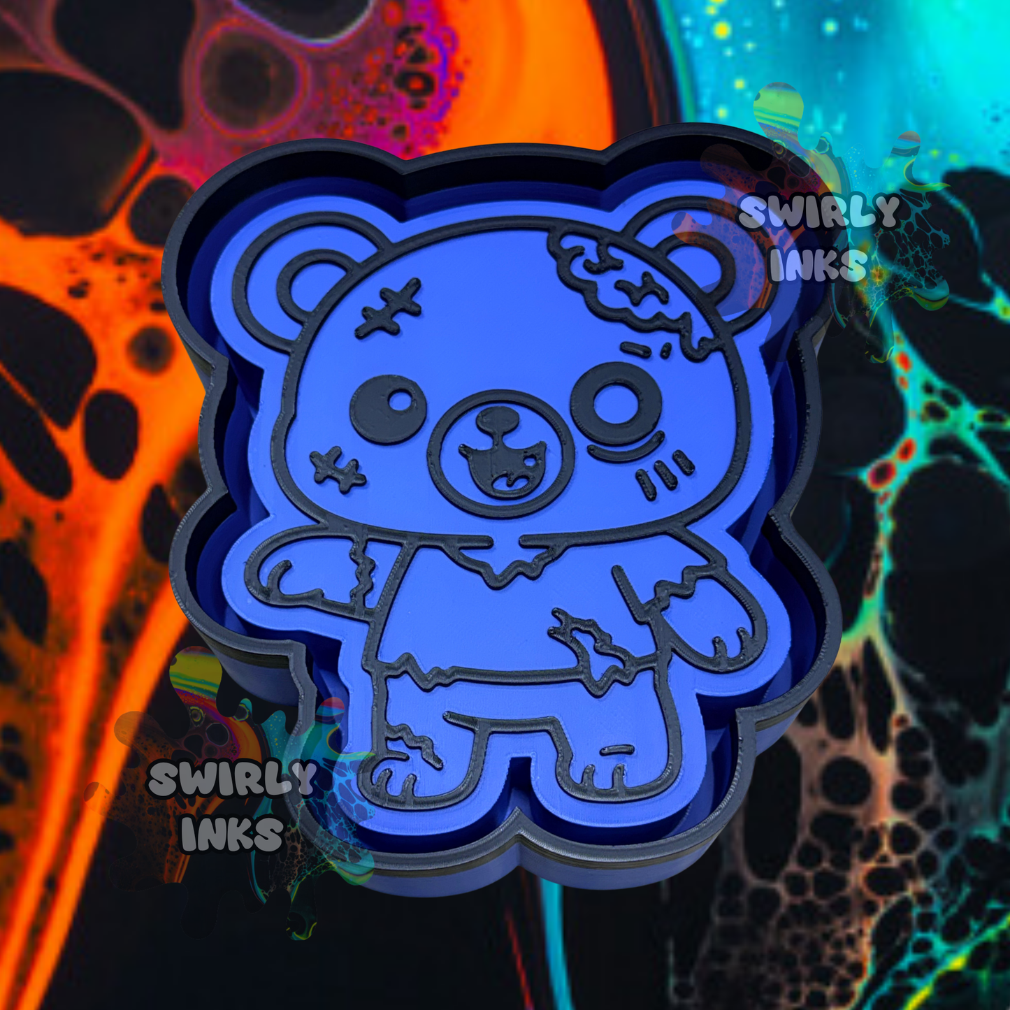 Zombie Bear Freshie Mold