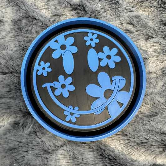 Flower Smiley Face Freshie Mold