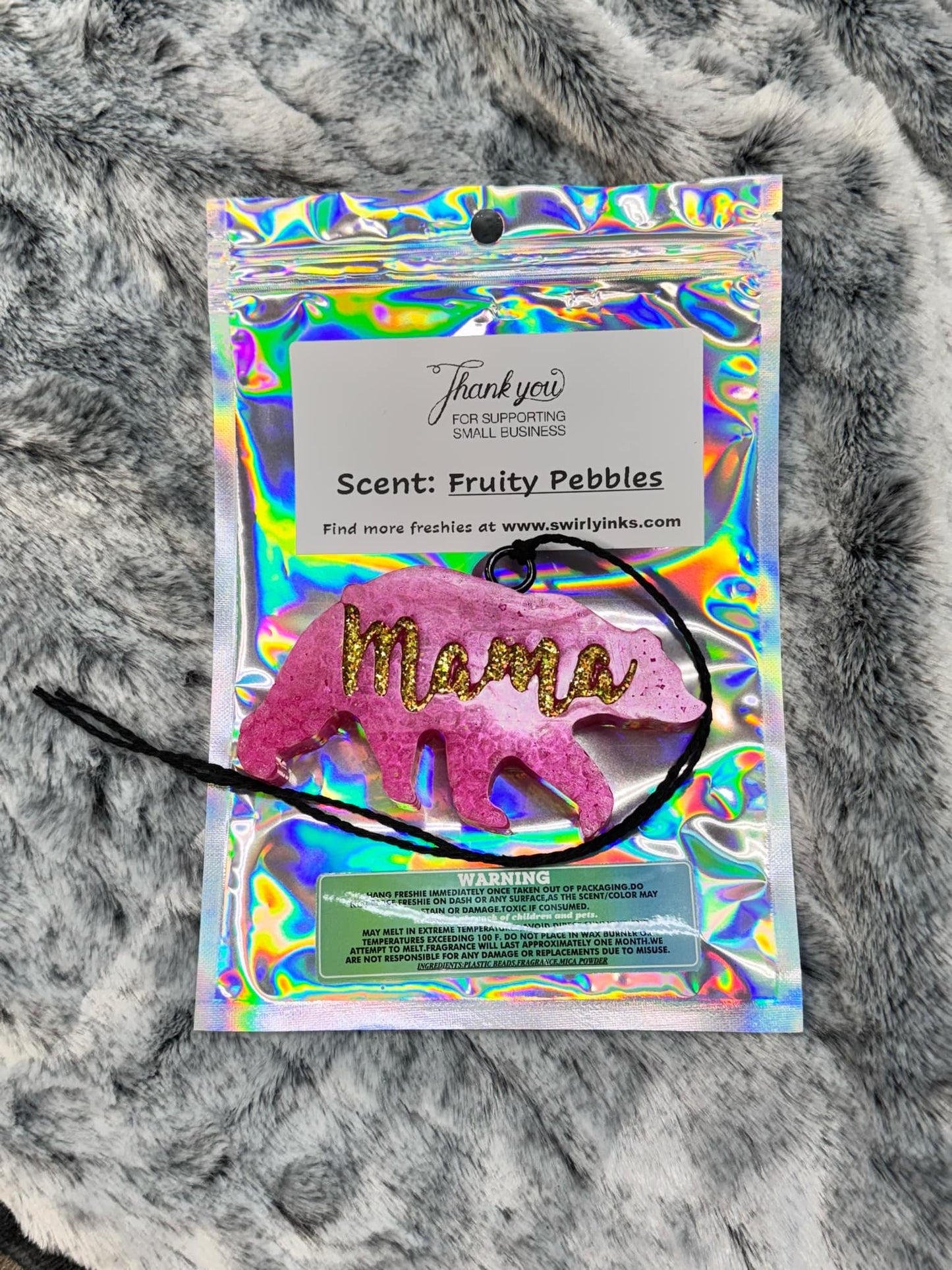 Mama Bear Car Freshie - Fruity Pebbles Scent