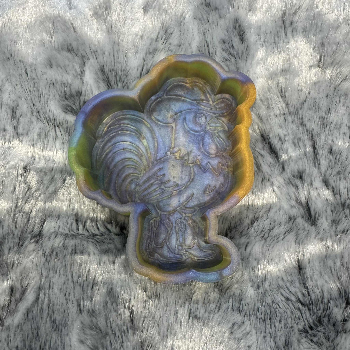 Rooster Cowboy Freshie Mold