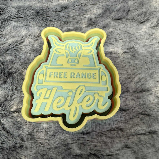 Free Range Heifer Freshie Mold