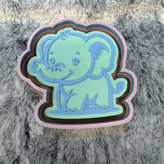 Baby Elephant Freshie Mold
