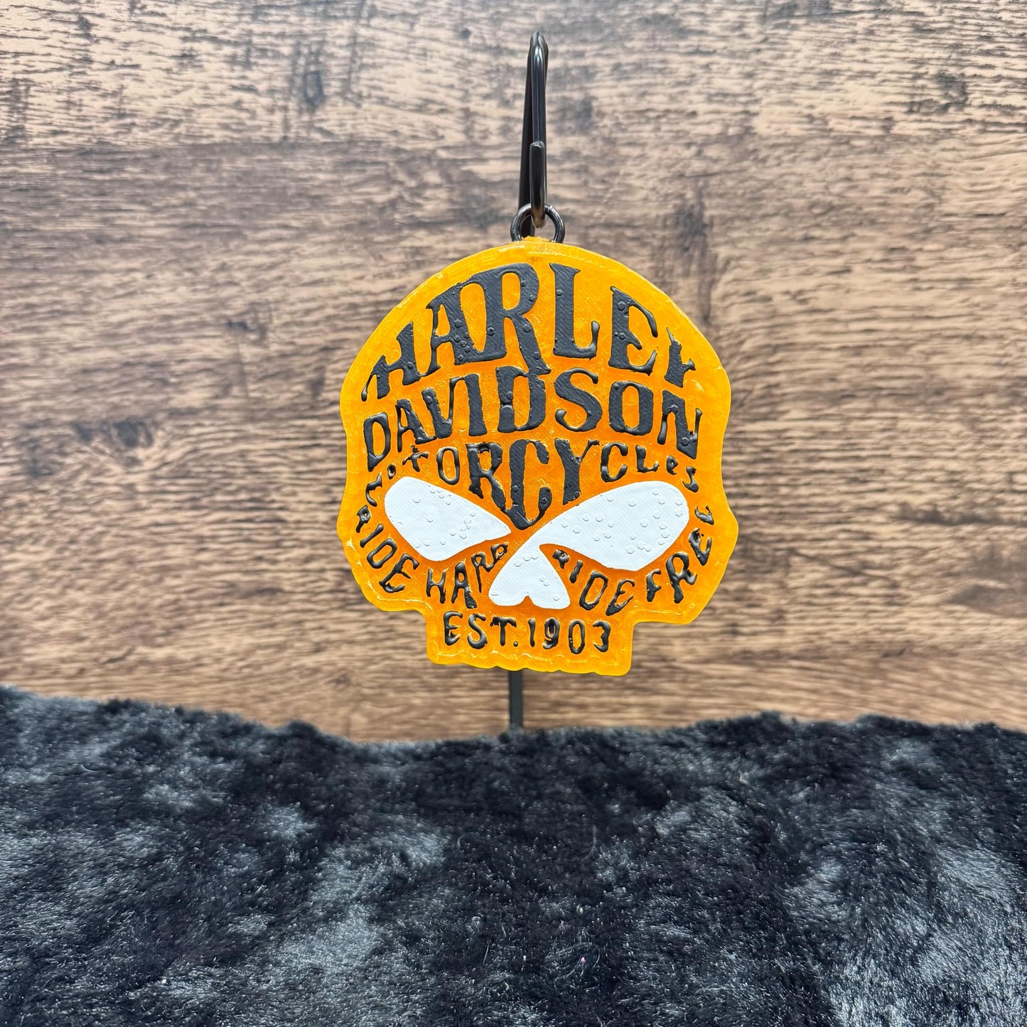 Orange Patchouli - Motorcycle Head Car Freshie