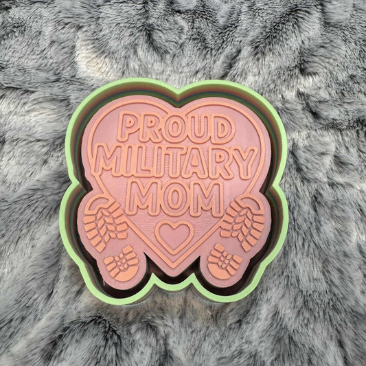 Proud Military Mom Freshie Mold