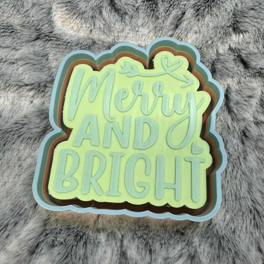 Merry and Bright Freshie Mold