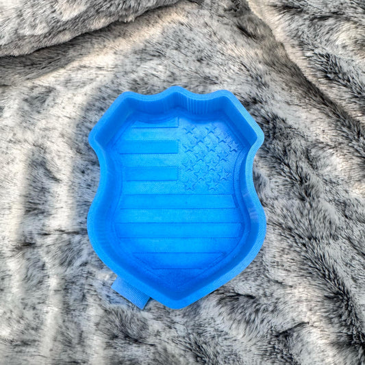 Flag Badge Freshie Mold