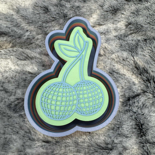 Disco Ball Bow Freshie Mold