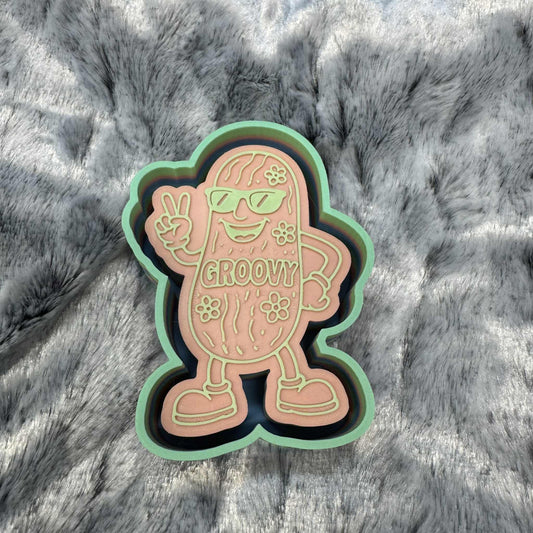 Groovy Pickle Freshie Mold