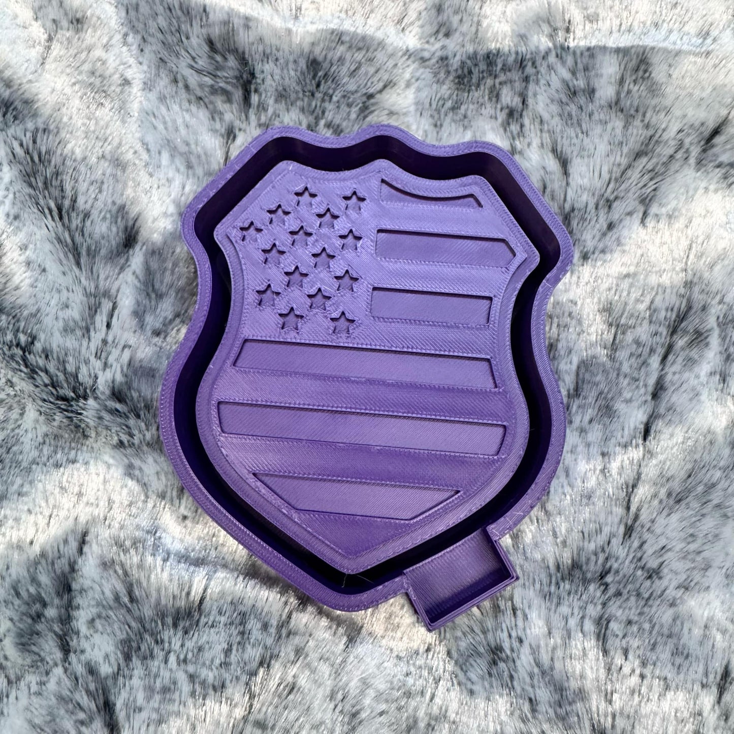 Flag Badge Freshie Mold