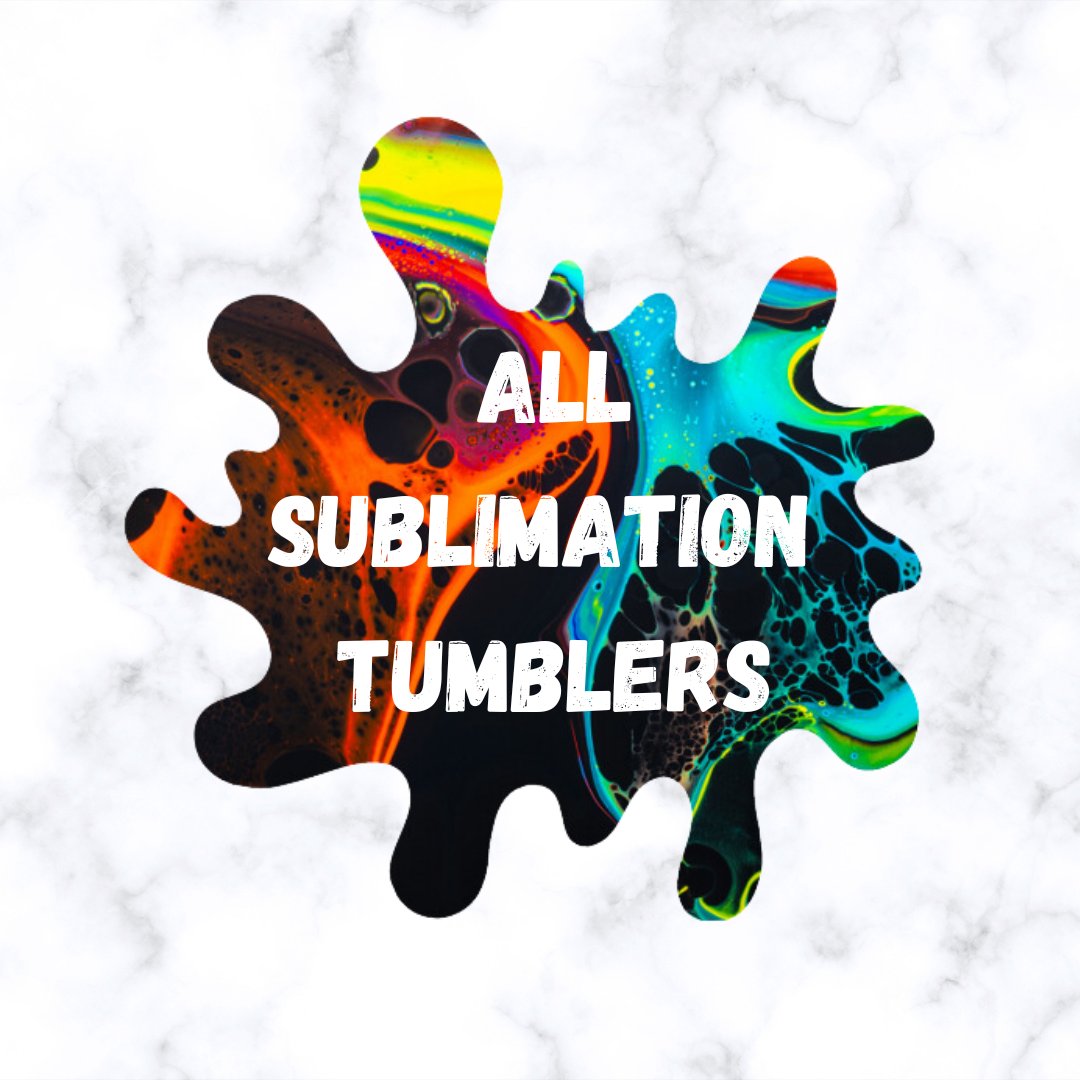 Sublimation Tumblers – Swirly Inks N Glittered Designs