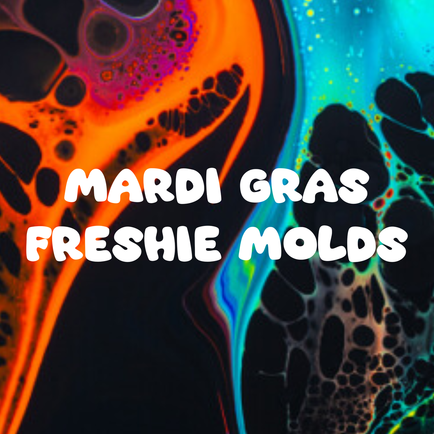 Mardi Gras Freshie Mold