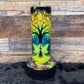 Yellow Fairy Tumbler - Black light Activated Ink.