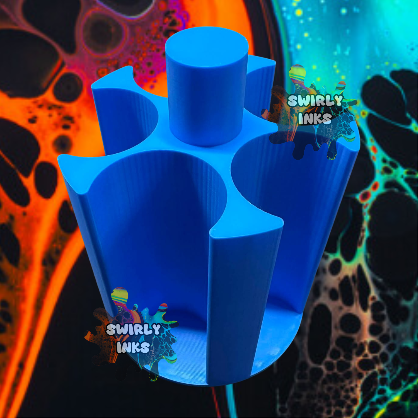 3d Printed Glitter/Mica Jar Holder Organizer - Holds 20 Containers - Stack-able