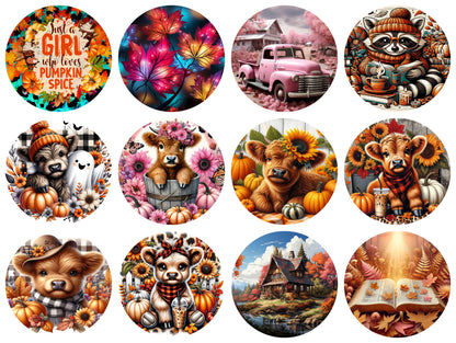 Card stock Options for Round Freshie Molds