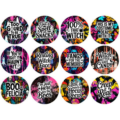 Card stock Options for Round Freshie Molds