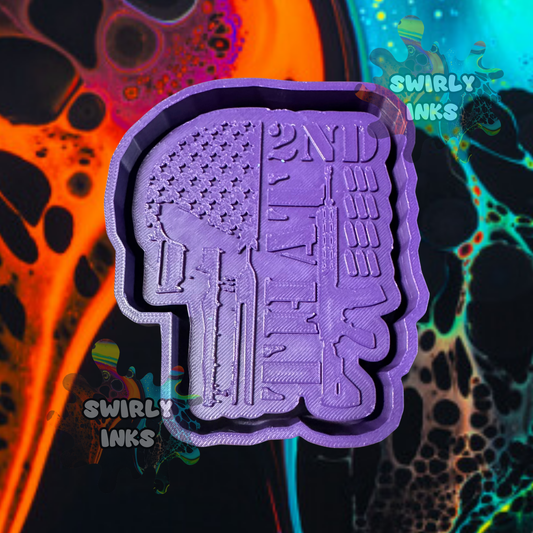 2nd That Flag Freshie Mold