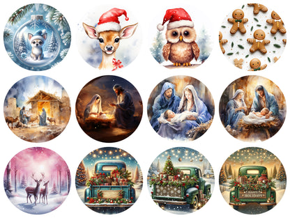 Card stock Options for Round Freshie Molds