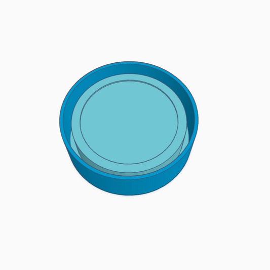 3.5" Round for 3" Cardstock Freshie Mold