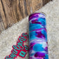 20oz Purple, Blue Pink & White Swirl Tumbler