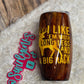 25oz Wood grain Peek-a-boo Tumbler