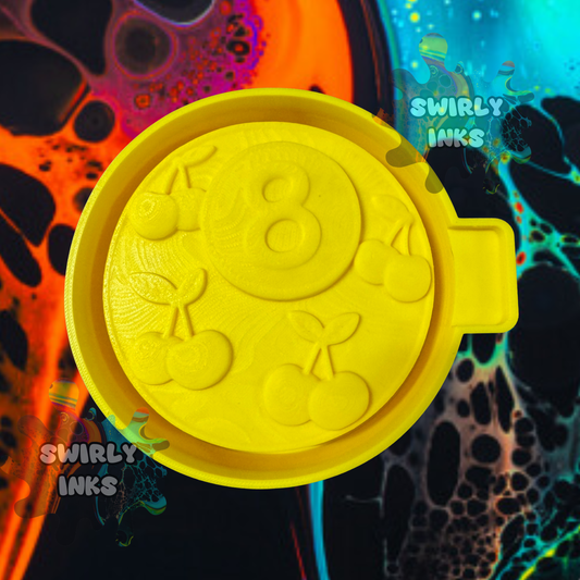 3D 8 Ball and Cherries Freshie Mold