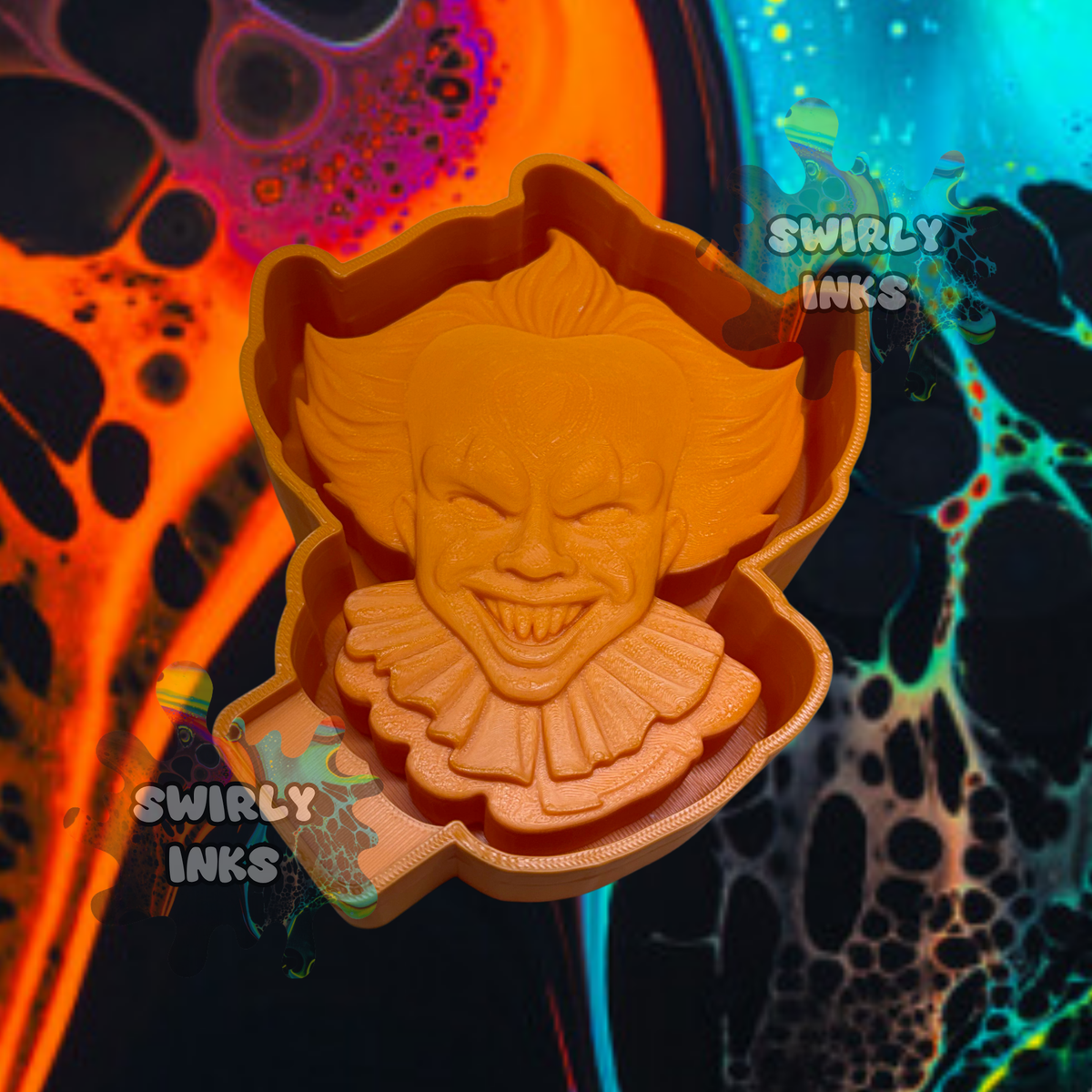 3D Art Clown Freshie Mold