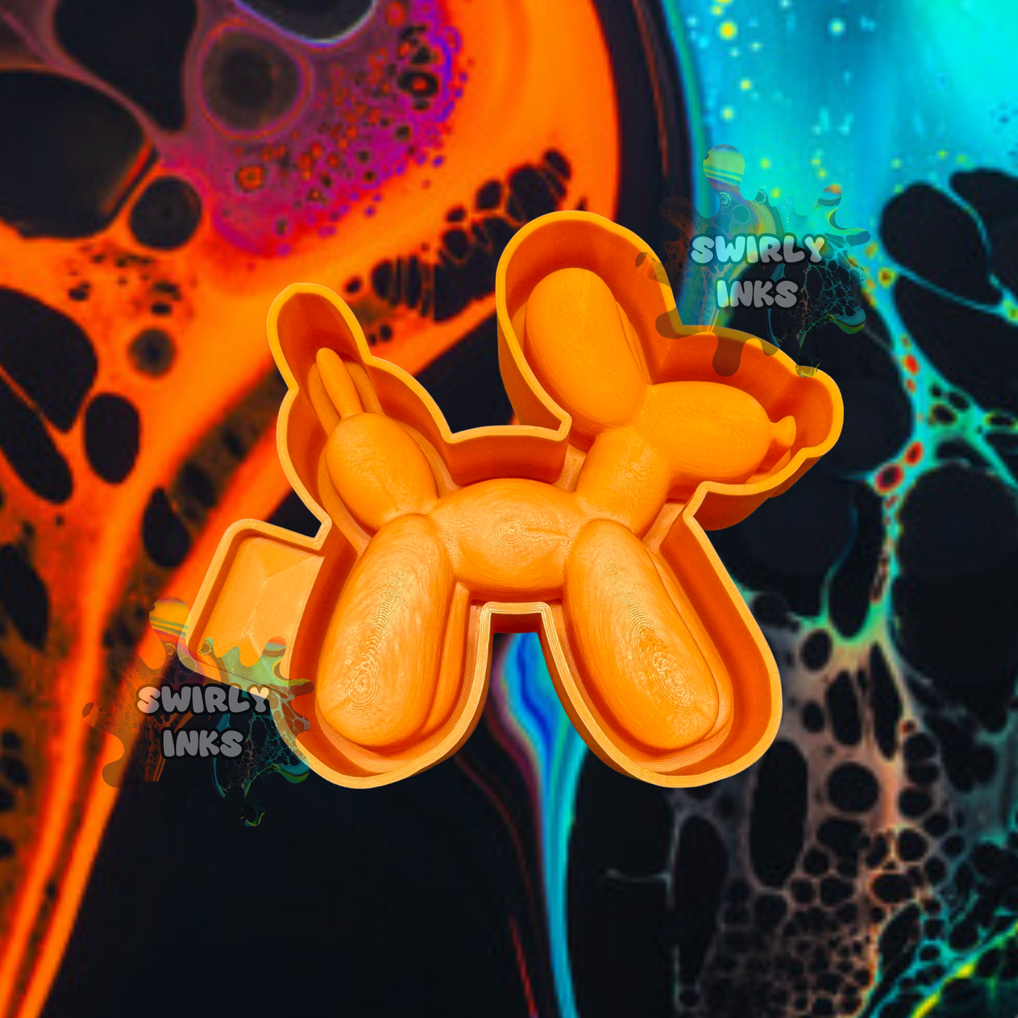 3D Balloon Dog Freshie Mold