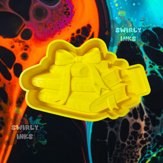 3D Books with Bow Freshie Mold