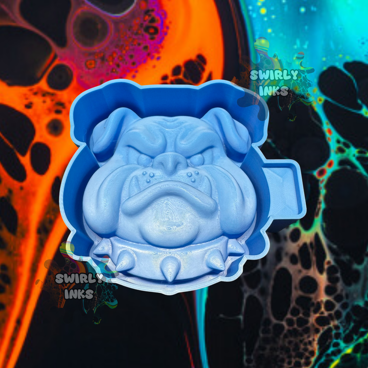 3D Bulldog Freshie Mold