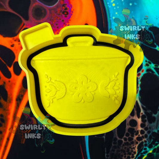 3D Ceramic Pot Freshie Mold