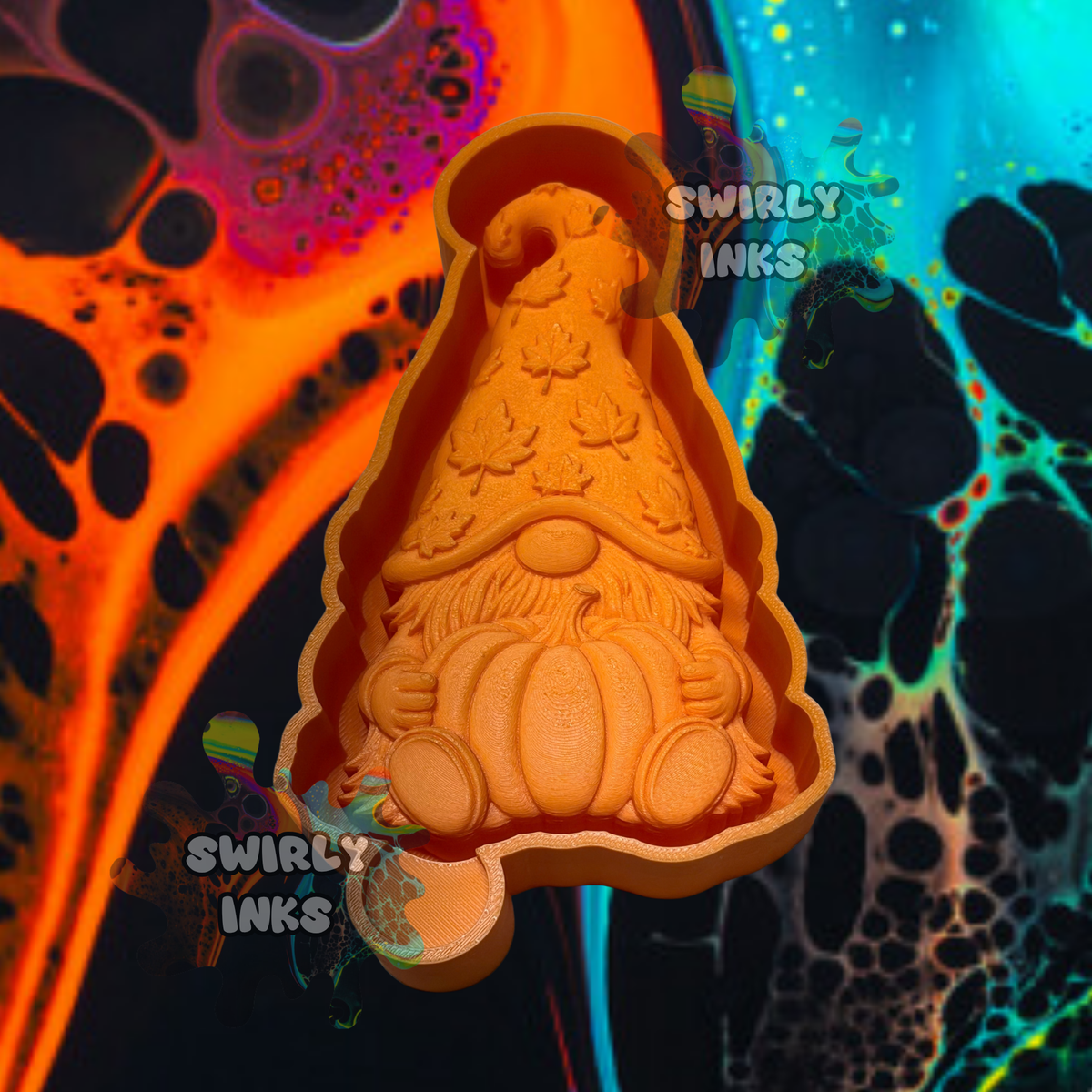 3D Fall Gnome Freshie Mold