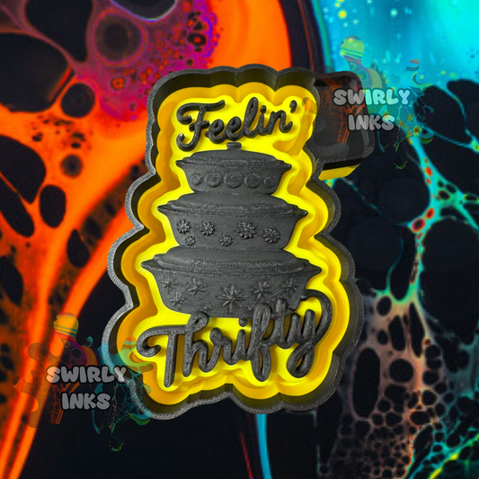 3D Feelin Thrifty Freshie Mold