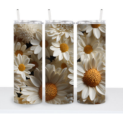 3D Flower Tumbler