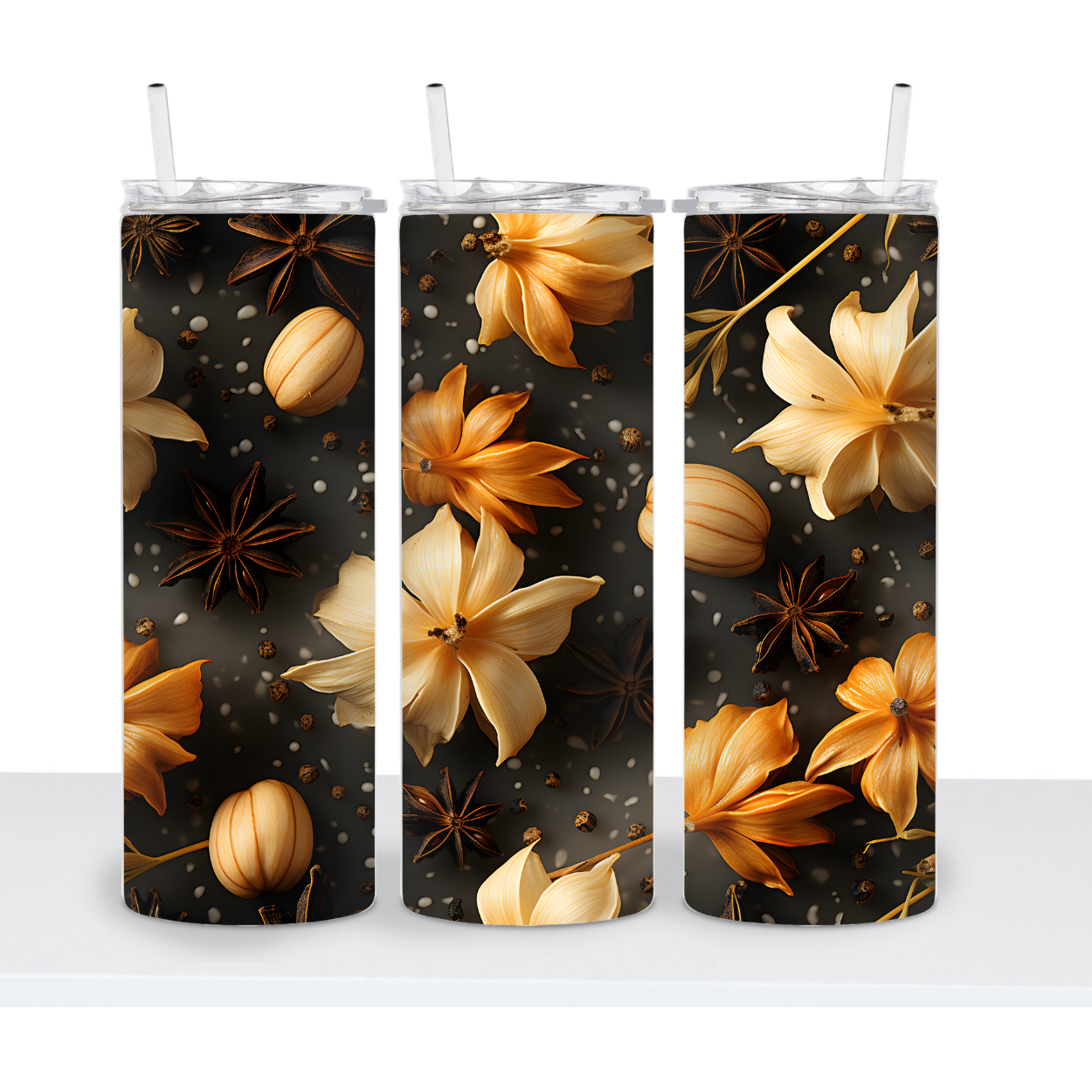 3D Flower Tumbler