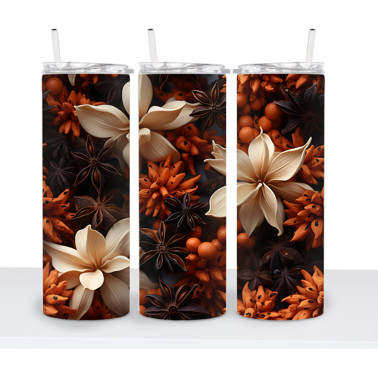 3D Flower Tumbler