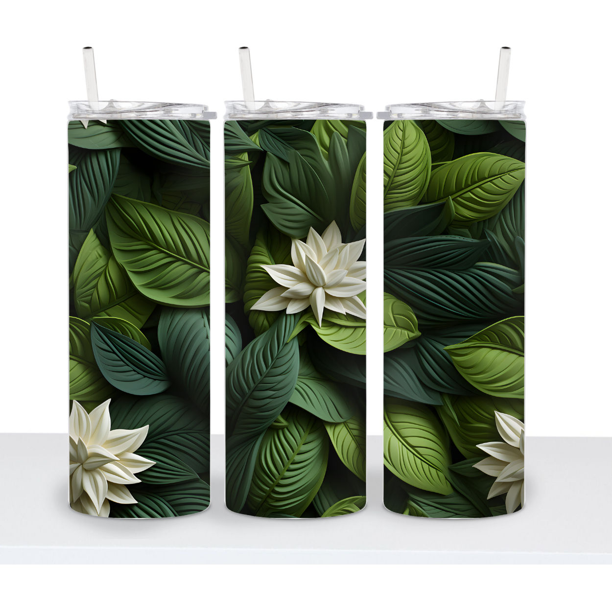 3D Flower Tumbler