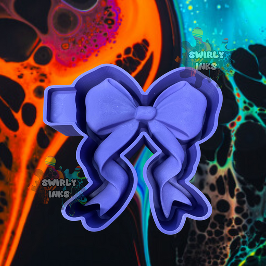 3D Flowing Bow Freshie Mold
