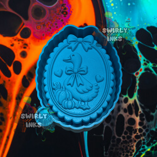 3D Goose Stamp Freshie Mold