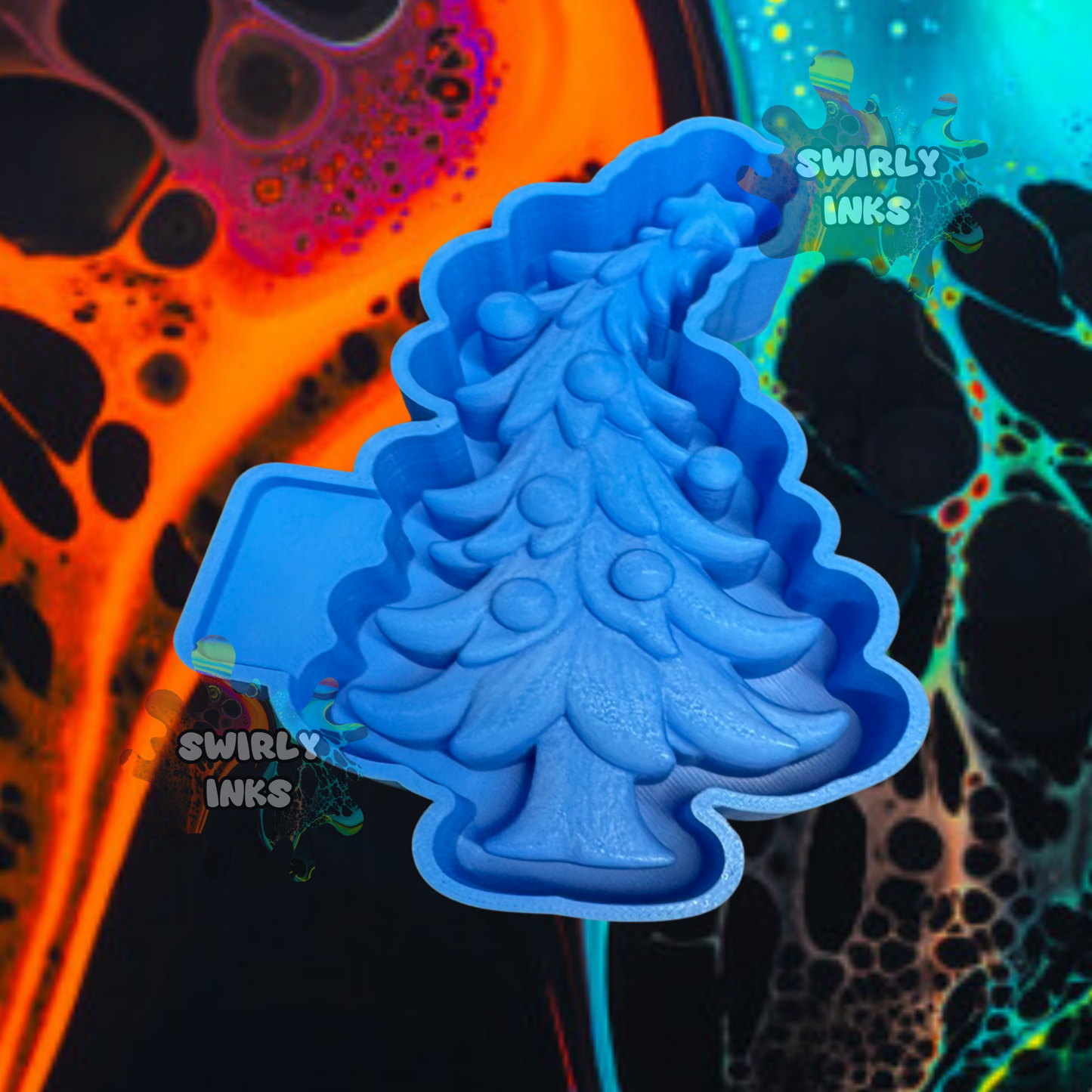 3D Grinchy Tree Freshie Mold