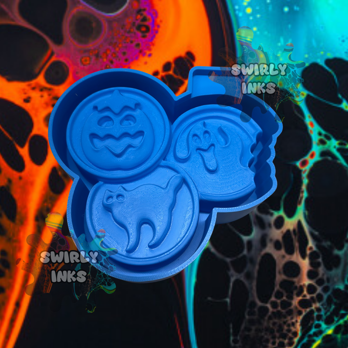 3D Halloween Cookies Freshie Mold