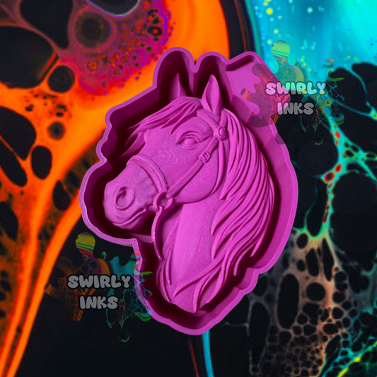 3D Horse Head Freshie Mold