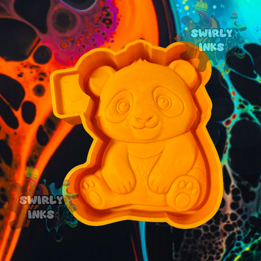 3D Panda Freshie Mold