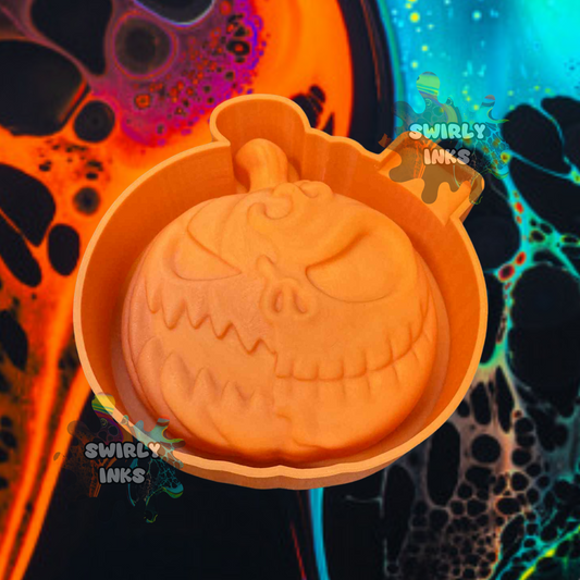 3D Pumpkin Split Face Freshie Mold