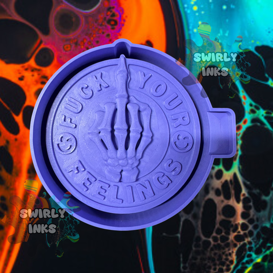 3D Skeleton Hand Freshie Mold