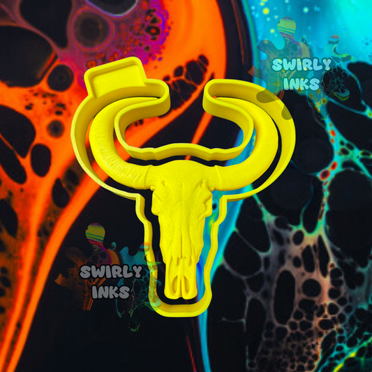 3D Skull Head Freshie Mold