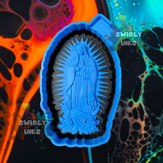 3D Virgin Mary Freshie Mold