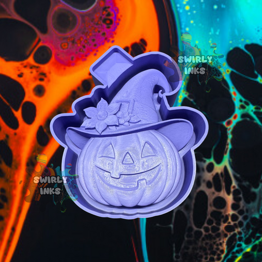 3D Witch Pumpkin Freshie Mold