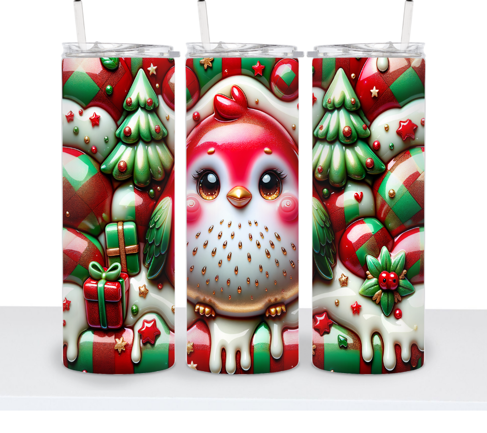 3D Puff Style Christmas