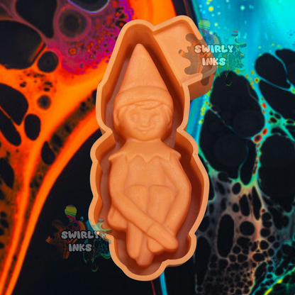 3D Elf On A Shelf Freshie Mold