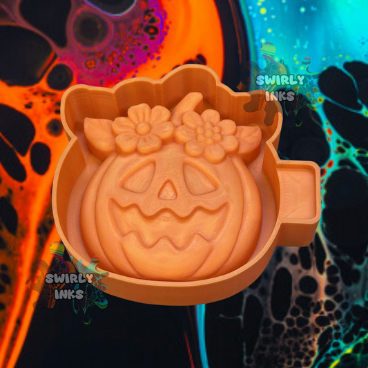 3D Jack O Lantern Pumpkin Freshie Mold